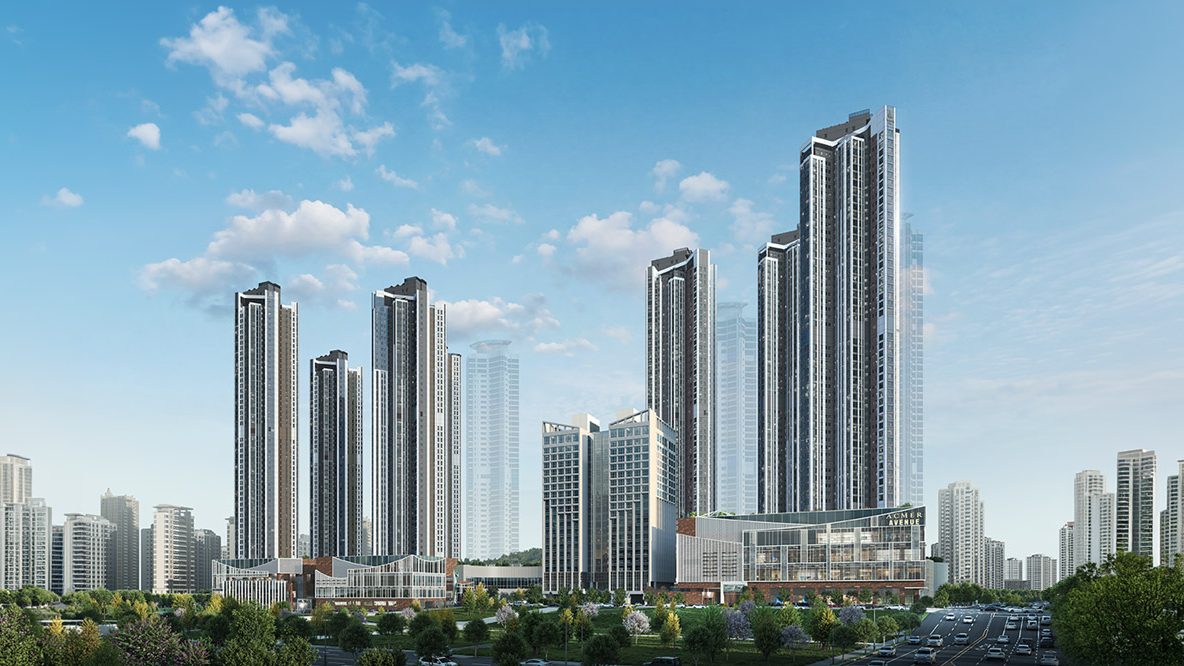 아크메르 동탄 원경 투시도(CG)