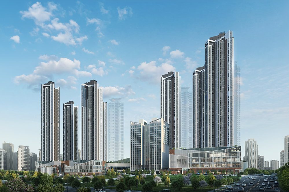 아크메르 동탄 원경 투시도(CG)