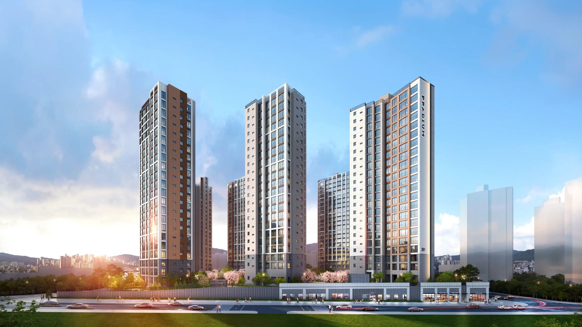 광명 시티프라디움 투시도(CG)