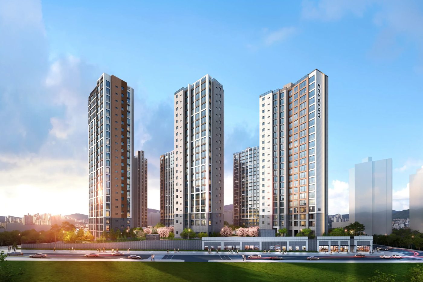 광명 시티프라디움 투시도(CG)