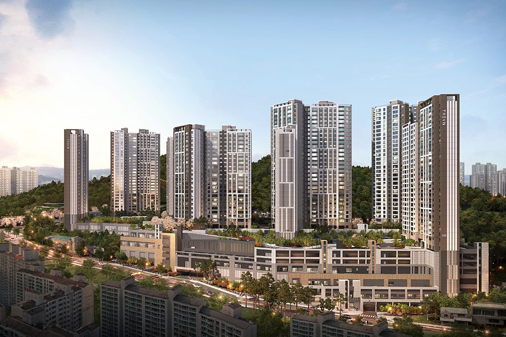 트리븐 센텀 원경 투시도(CG)