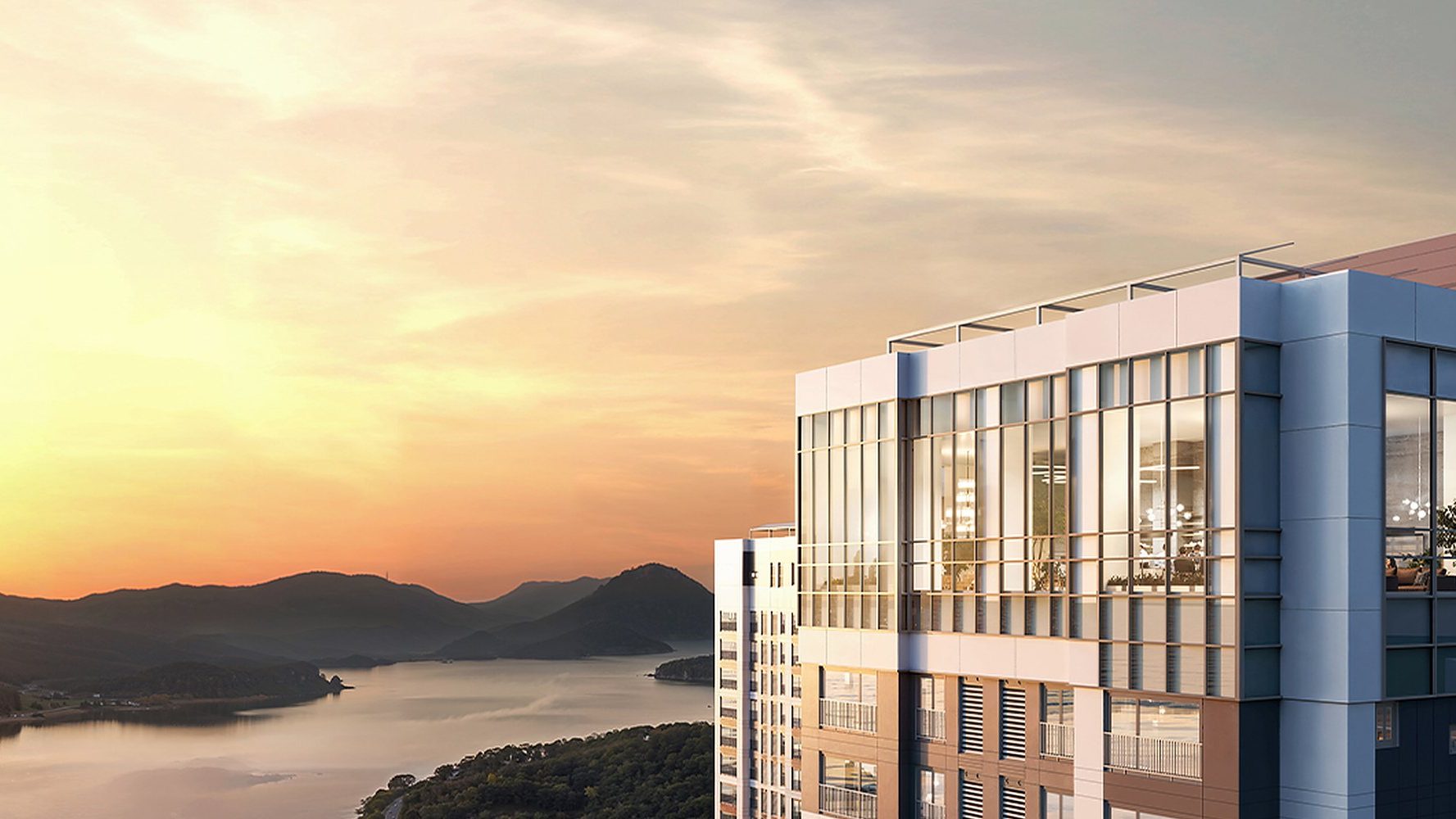 진주 레이크써밋 웰가 단지 이미지(CG)