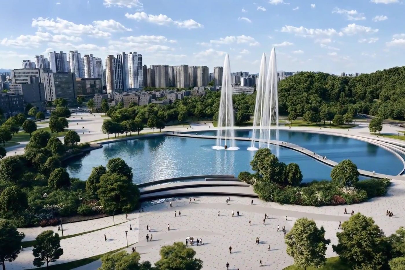 더샵 검단레이크파크 단지 이미지(CG)