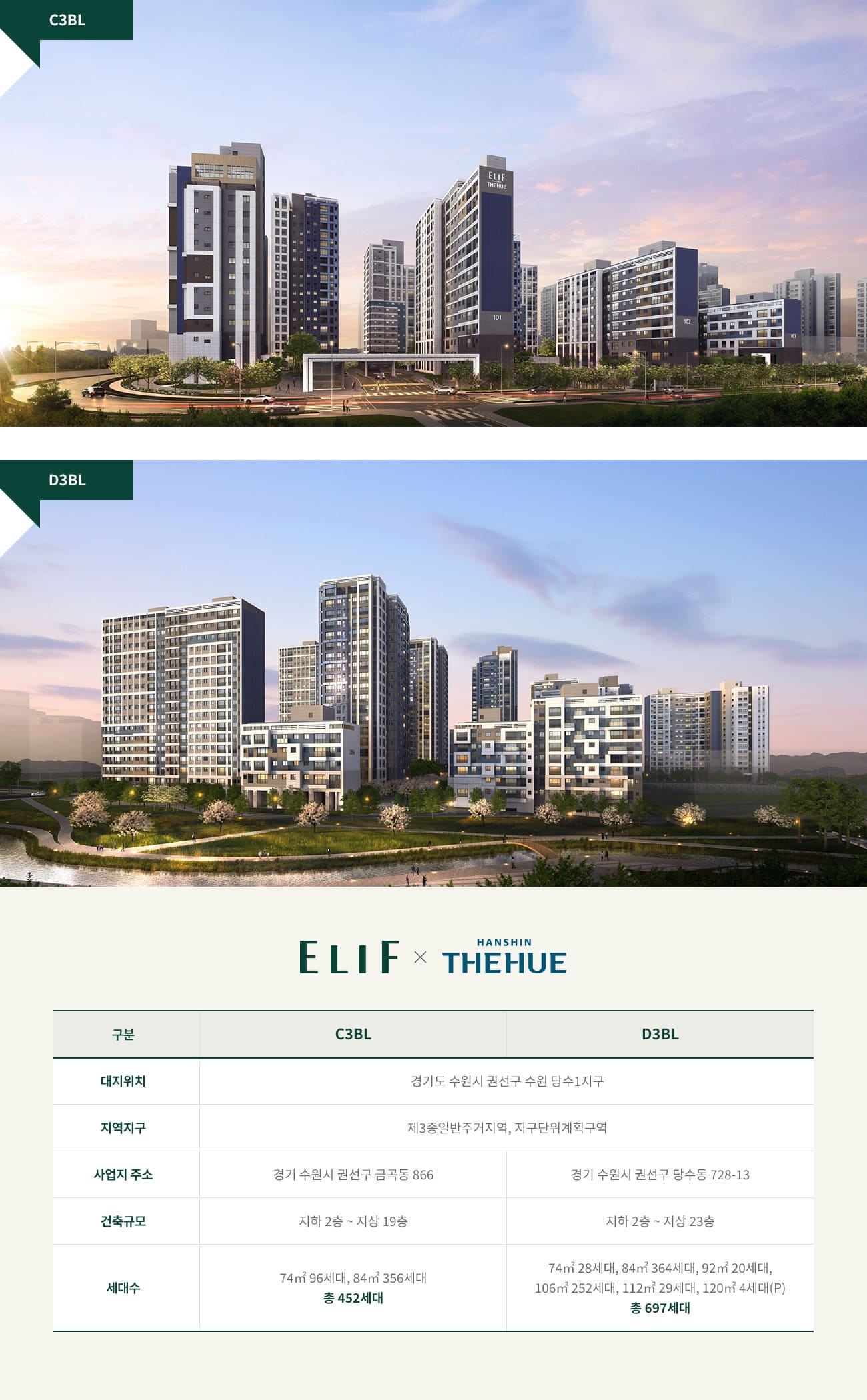 엘리프 한신 더휴 모델하우스